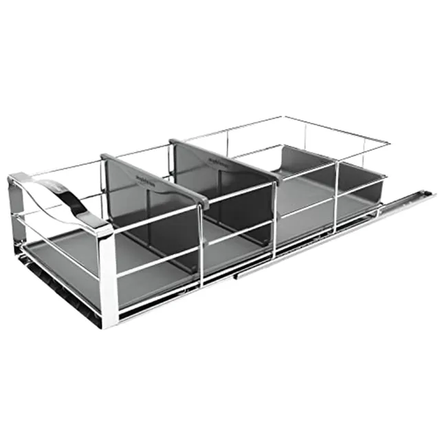 simplehuman-organizer-per-cabinet-a-estrazione-22-8-cm-guida-a-cuscinetti-a-sfer image 1