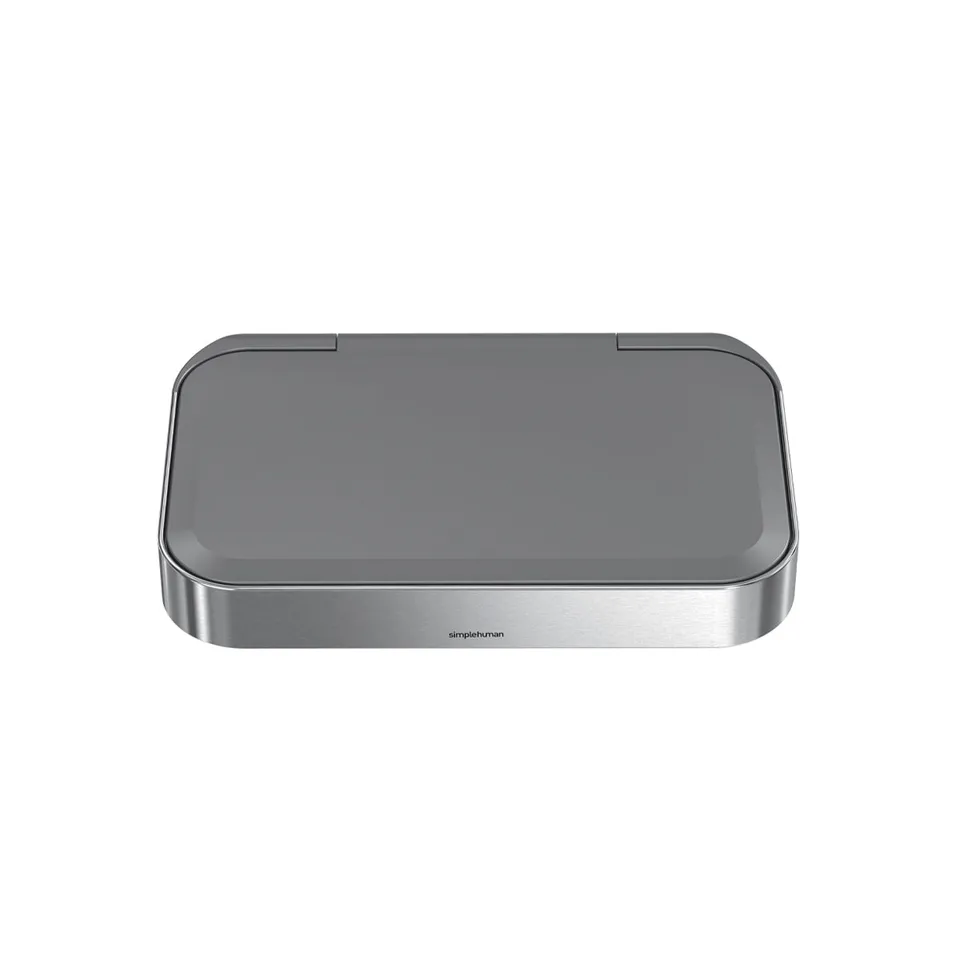 simplehuman-pd6248-assembly-anello-coperchio-grigio-in-plastica-ricambio-ufficia image 1
