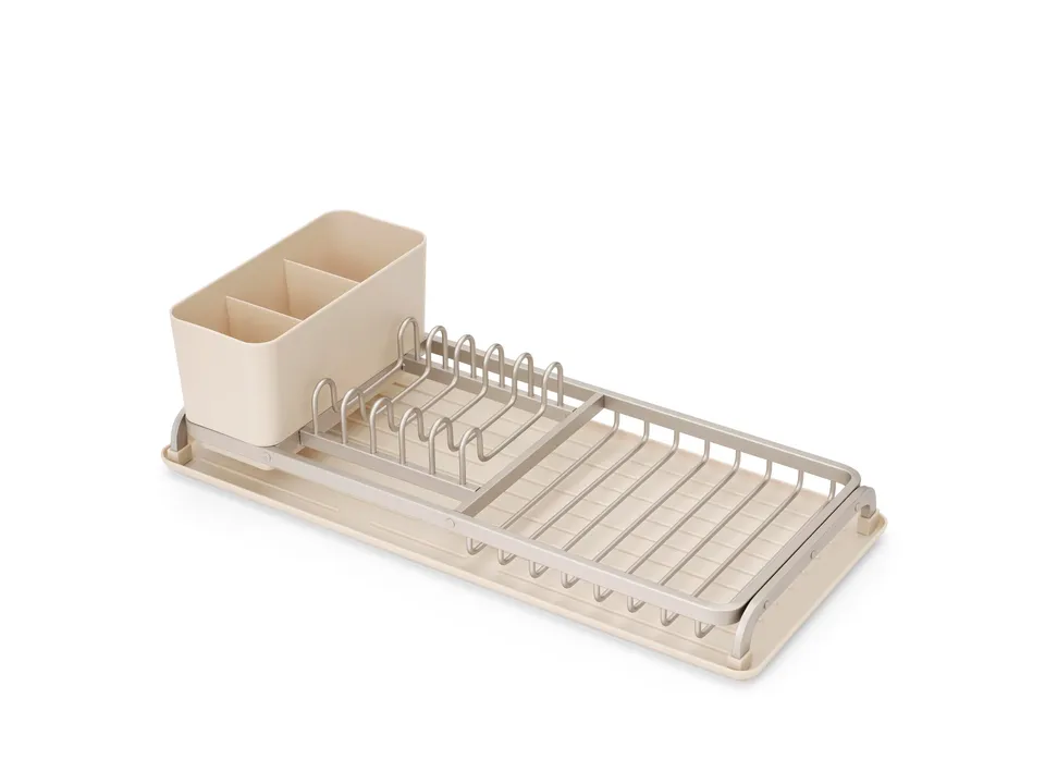 brabantia-scolapiatti-da-lavello-compatto-sinkside-con-cestello-portaposate-rimo image 1