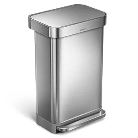 simplehuman-studio-45l-pattumiera-rettangolare-a-pedale-da-45-litri-con-liner-po image 1