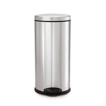 simplehuman-studio-30l-round-step-can-pattumiera-a-pedale-rotonda-in-acciaio-ino image 1