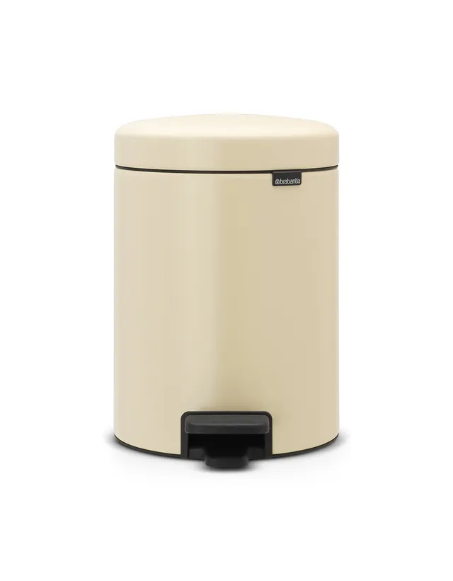 brabantia-newicon-pattumiera-a-pedale-5-l-almond-secchio-interno-in-plastica-rim image 1