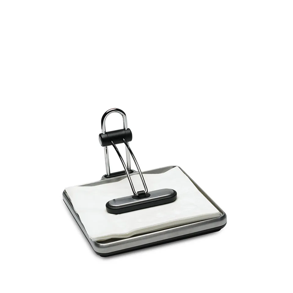 simplehuman-quick-grip-napkin-holder-portatovaglioli-con-braccio-a-tensione-pesa image 1