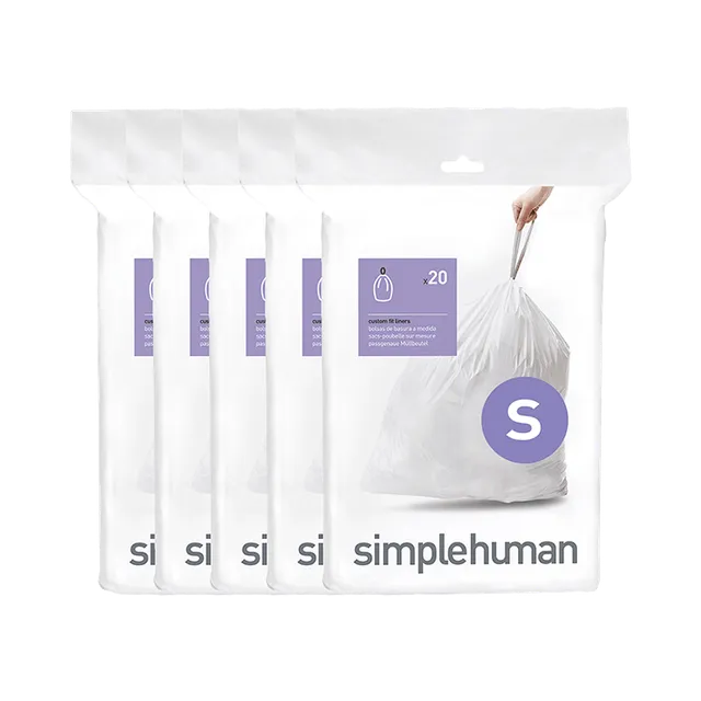 simplehuman-code-s-custom-fit-liners-sacchetti-su-misura-per-pattumiera-plastica image 1