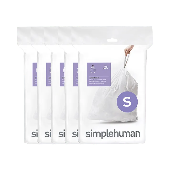 simplehuman-code-s-custom-fit-liners-sacchetti-su-misura-per-pattumiera-plastica image 1