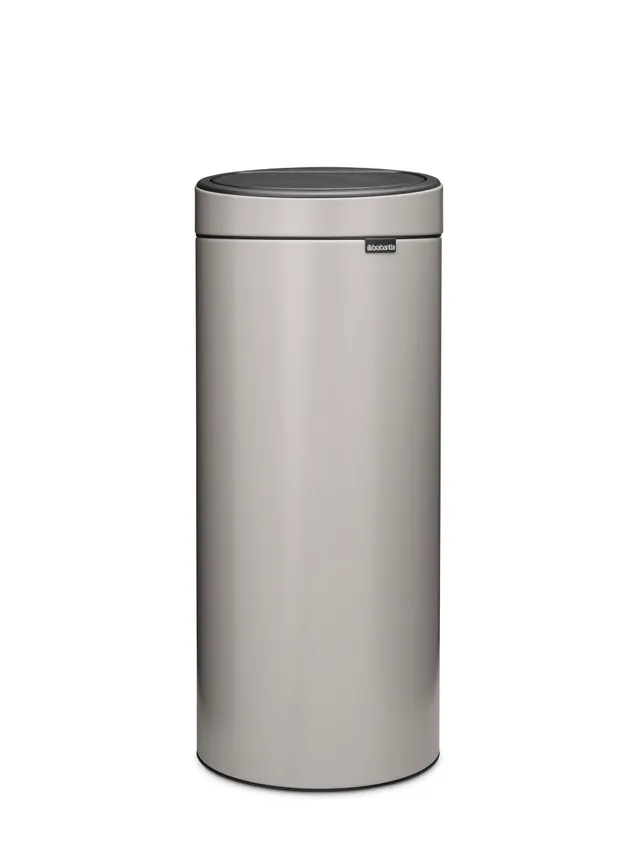 brabantia-touch-bin-new-pattumiera-30l-soft-grey-con-apertura-soft-touch-coperch image 1