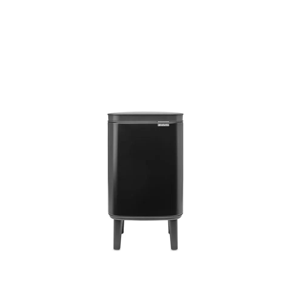 brabantia-bo-waste-bin-hi-4l-matt-black-cestino-compact-con-coperchio-a-chiusura image 1