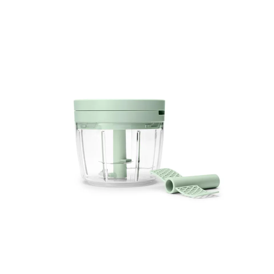 brabantia-tasty-tritatutto-manuale-con-lame-in-acciaio-inox-e-accessorio-frusta- image 1