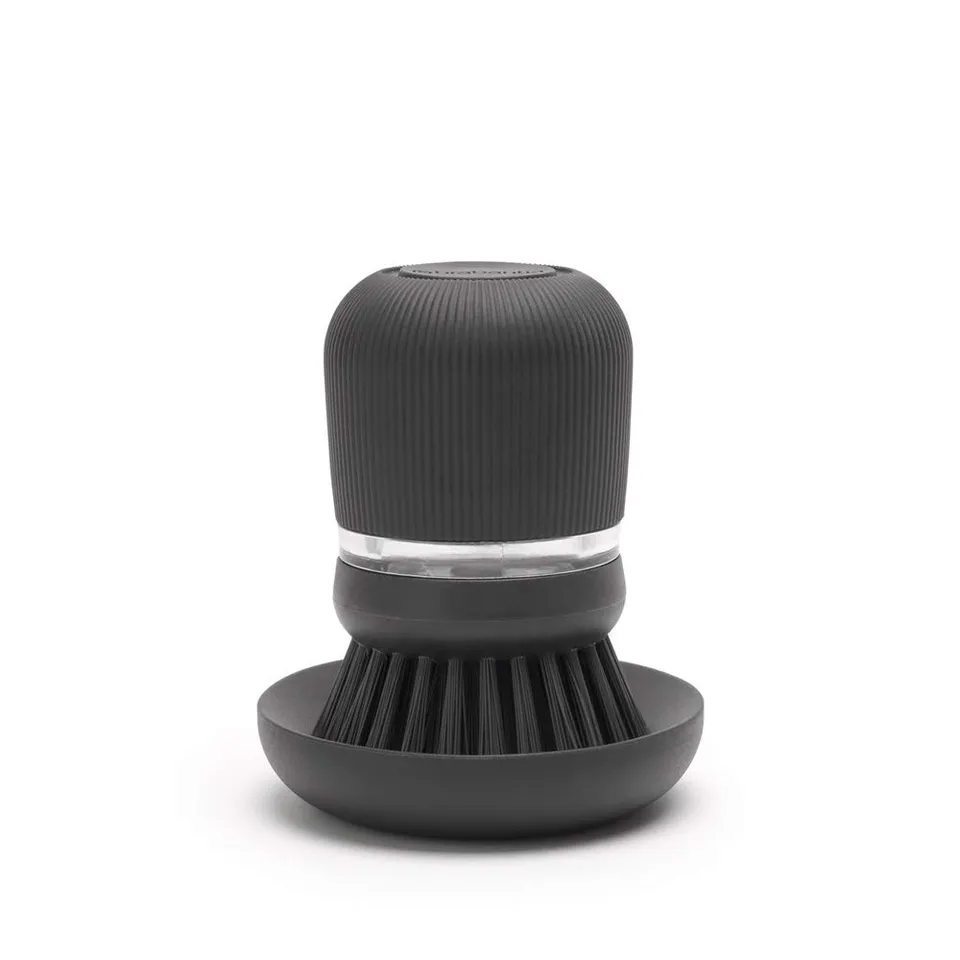 brabantia-spazzola-dosatrice-per-sapone-con-serbatoio-integrato-grigio-scuro-tag image 1
