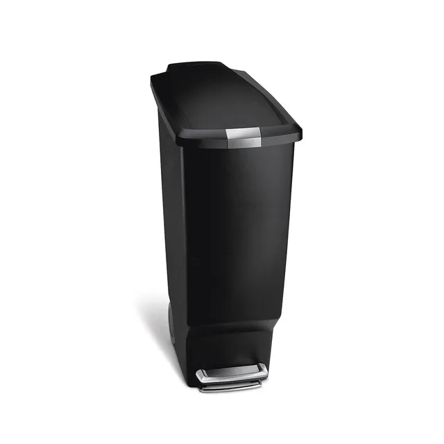 simplehuman-40l-slim-plastic-step-can-pattumiera-a-pedale-snella-in-plastica-chi image 1