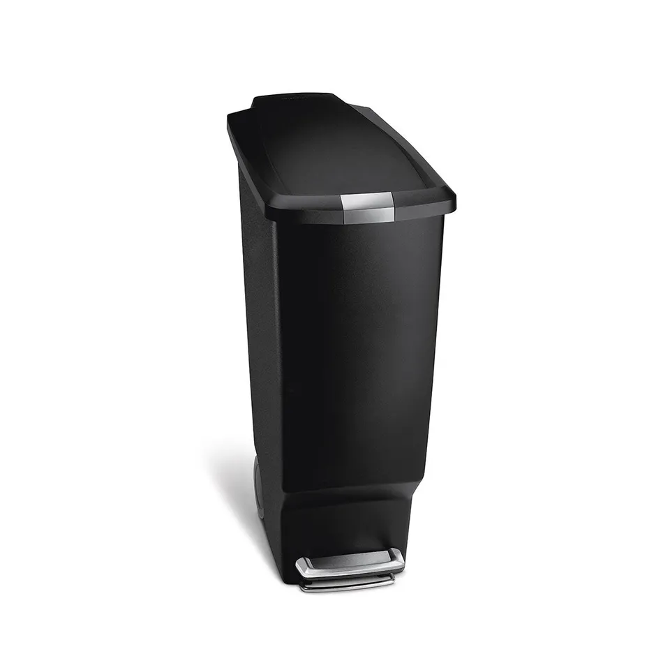 simplehuman-40l-slim-plastic-step-can-pattumiera-a-pedale-snella-in-plastica-chi image 1