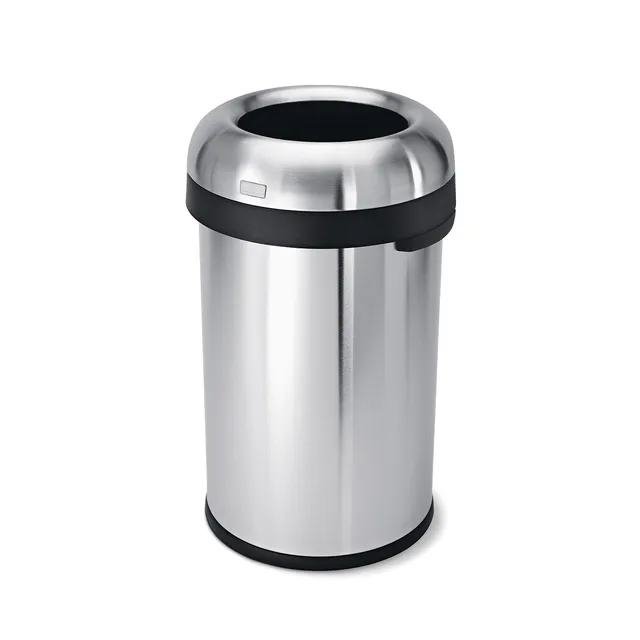 simplehuman-80l-bullet-open-can-pattumiera-commerciale-ad-apertura-libera-in-acc image 1