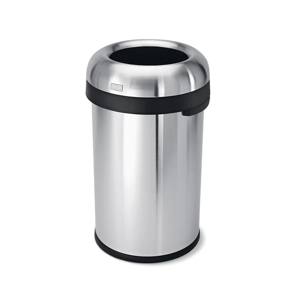 simplehuman-80l-bullet-open-can-pattumiera-commerciale-ad-apertura-libera-in-acc image 1