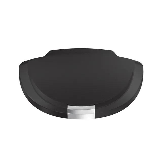 simplehuman-coperchio-semitondo-in-plastica-nera-con-chiusura-scorrevole-ricambi image 1