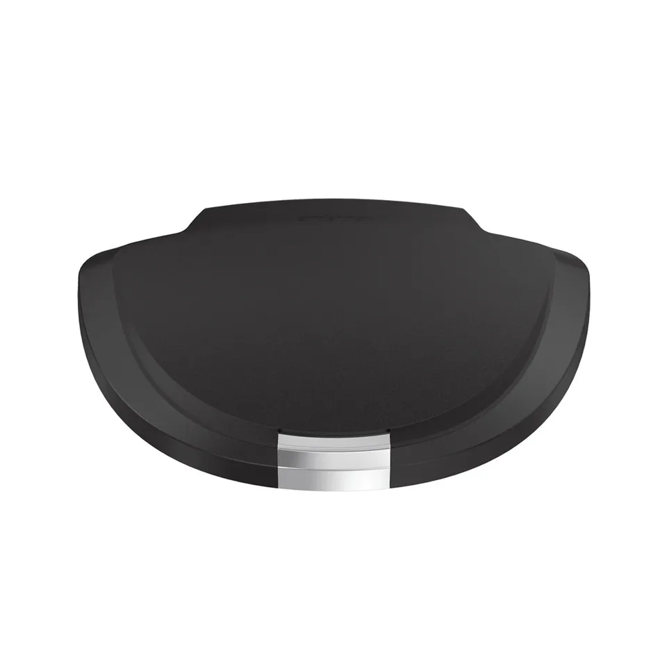 simplehuman-coperchio-semitondo-in-plastica-nera-con-chiusura-scorrevole-ricambi image 1