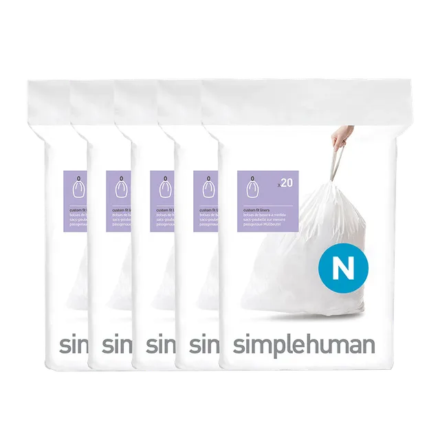 simplehuman-code-n-custom-fit-liner-sacchetti-su-misura-per-cestini-simplehuman image 1