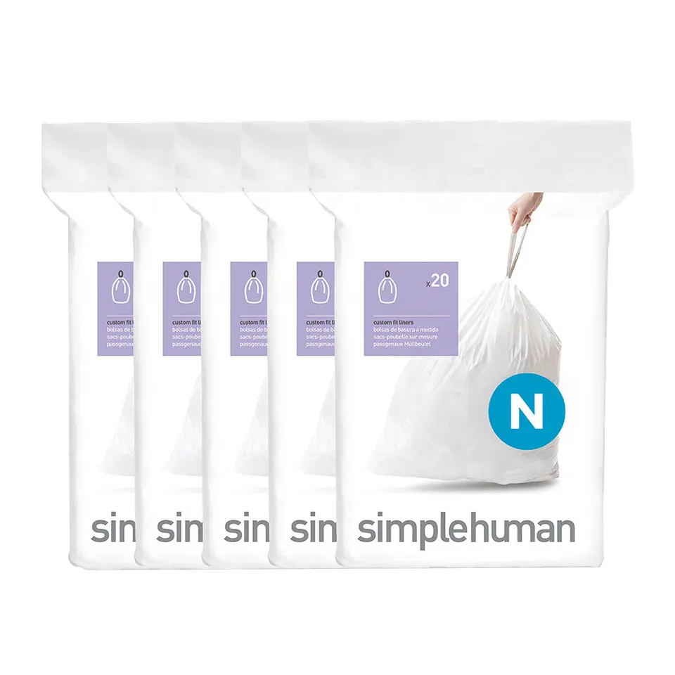 simplehuman-code-n-custom-fit-liner-sacchetti-su-misura-per-pattumiera-45-litri image 1
