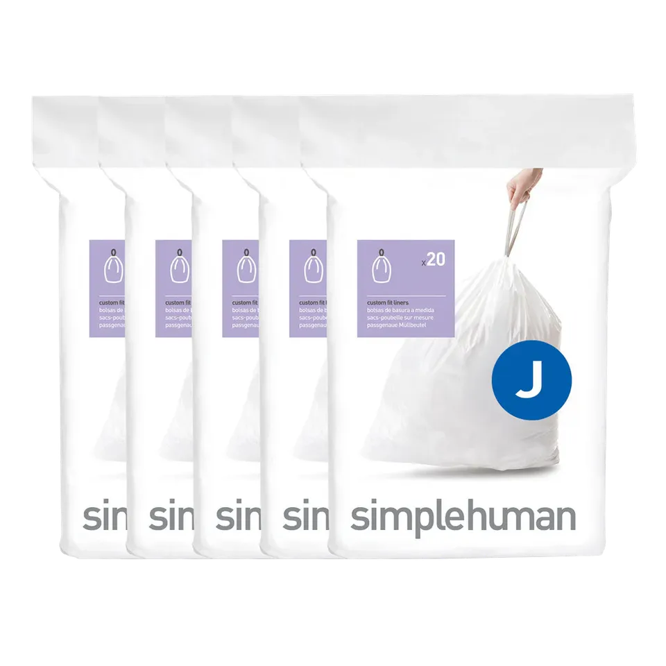 simplehuman-code-j-custom-fit-liner-sacchetti-su-misura-per-cestini-simplehuman- image 1
