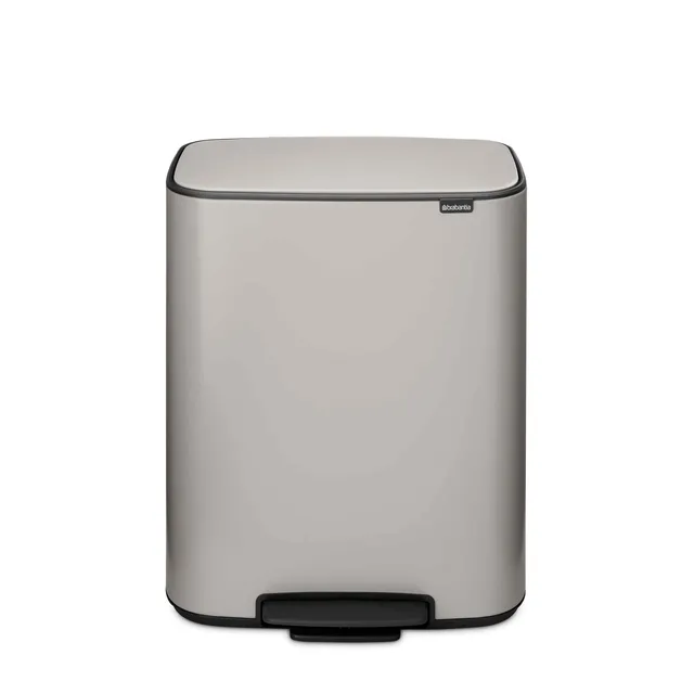 brabantia-pattumiera-bo-a-pedale-2x30-litri-con-due-secchi-rimovibili-e-coperchi image 1