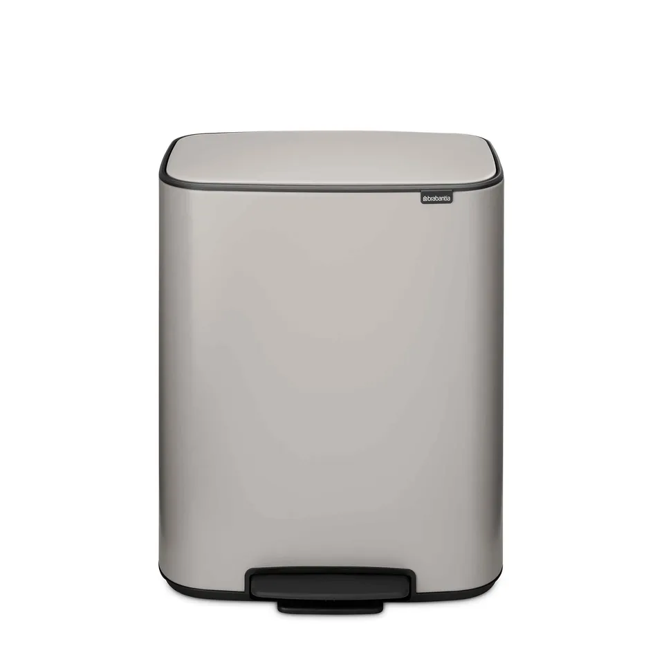 brabantia-pattumiera-bo-a-pedale-2x30-litri-con-due-secchi-rimovibili-e-coperchi image 1