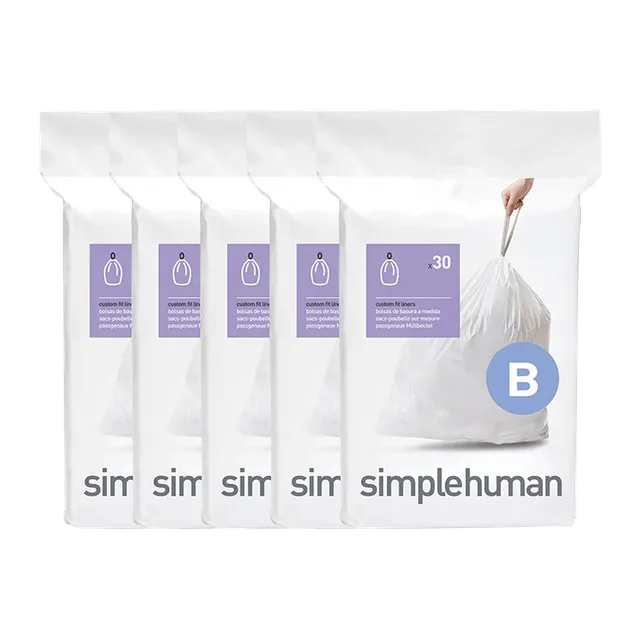 simplehuman-code-b-custom-fit-liners-sacchetti-spazzatura-su-misura-per-pattumie image 1