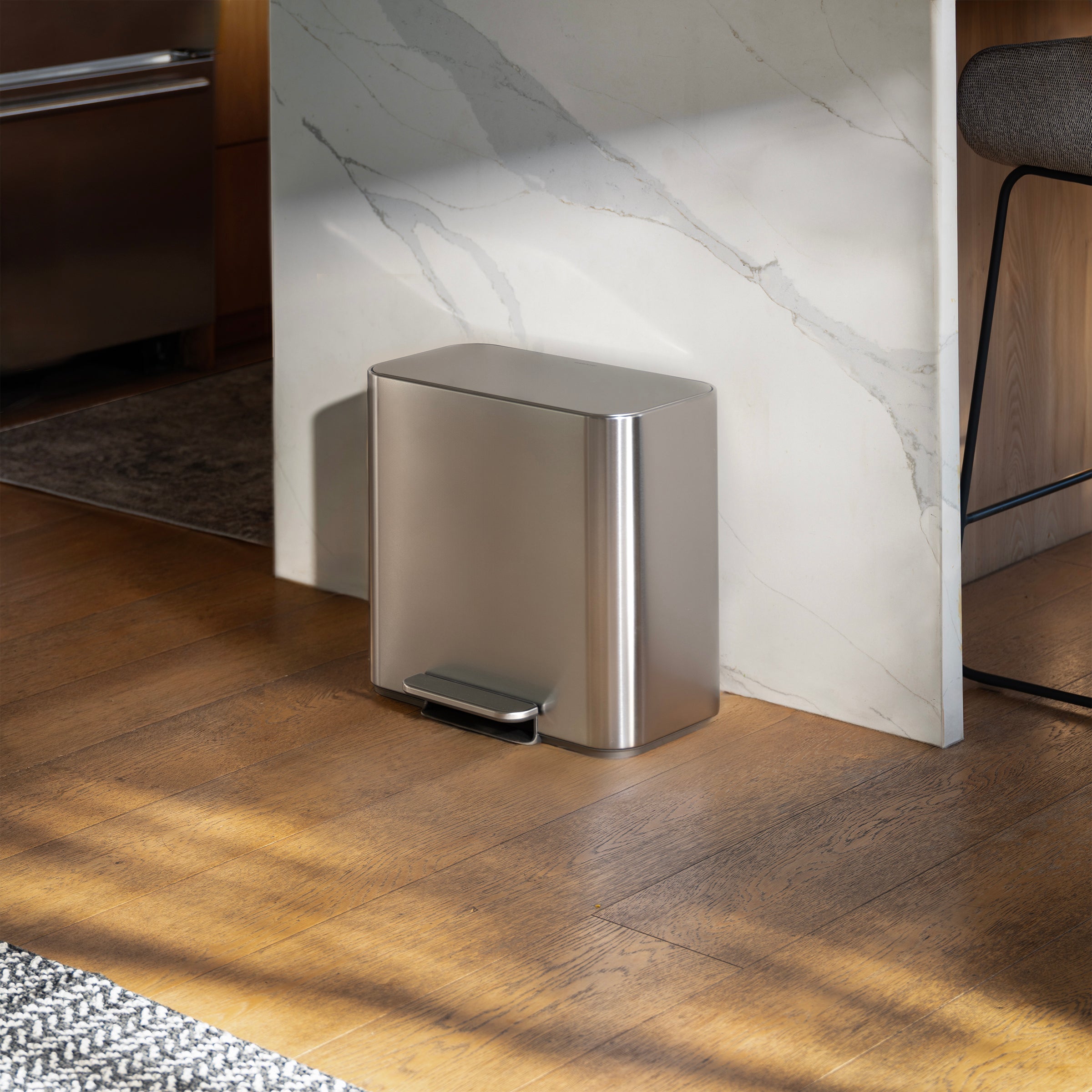 simplehuman-mini-recycler-step-can-cestino-a-pedale-per-raccolta-differenziata-c image 7