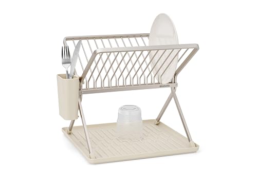brabantia-sinkside-scolapiatti-da-lavello-pieghevole-soft-beige-con-cestello-por image 8
