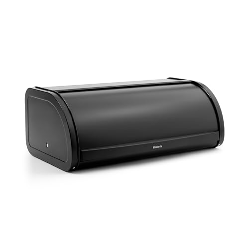 brabantia-roll-top-portapane-a-serranda-in-metallo-matt-black-con-piano-superior image 8