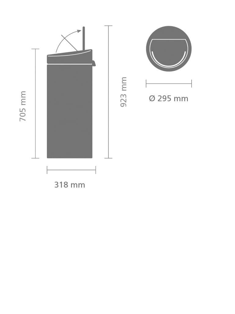 brabantia-touch-bin-new-pattumiera-30l-soft-grey-con-apertura-soft-touch-coperch image 4