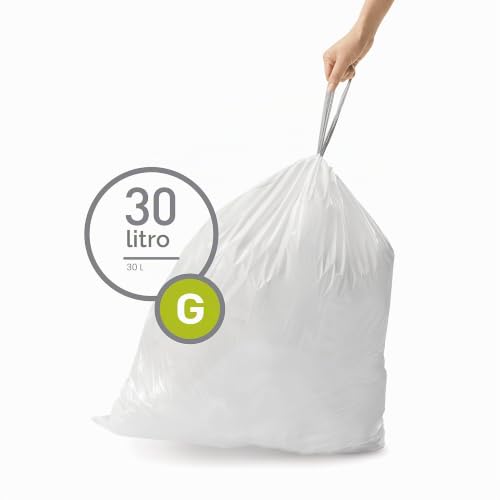 simplehuman-sacchi-spazzatura-codice-g-bianchi-3-x-confezione-da-20-60-sacchetti image 7