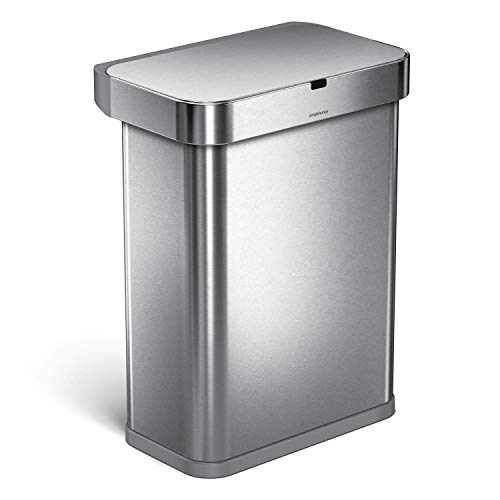 simplehuman-cestino-rettangolare-sensore-con-comandi-vocale-e-movimento-acciaio- image 8