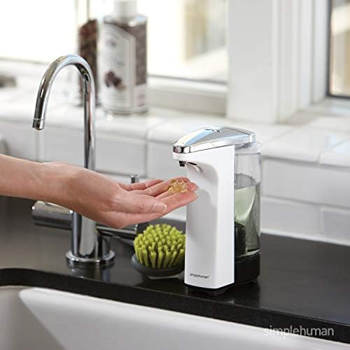 simplehuman-st1018-erogatore-sapone-con-sensore-touch-free-237-ml-plastica-bianc image 8