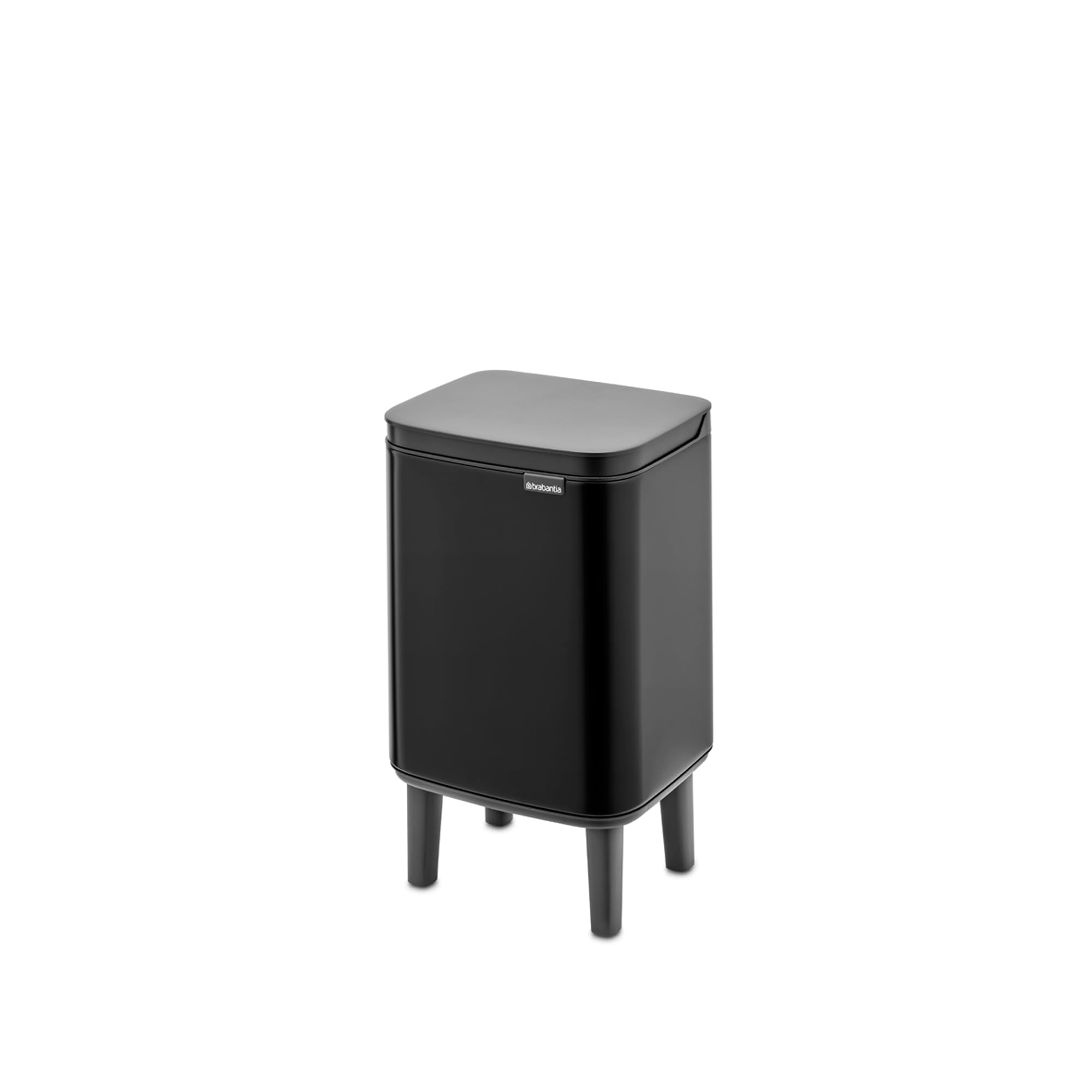 brabantia-bo-waste-bin-hi-4l-matt-black-cestino-compact-con-coperchio-a-chiusura image 2