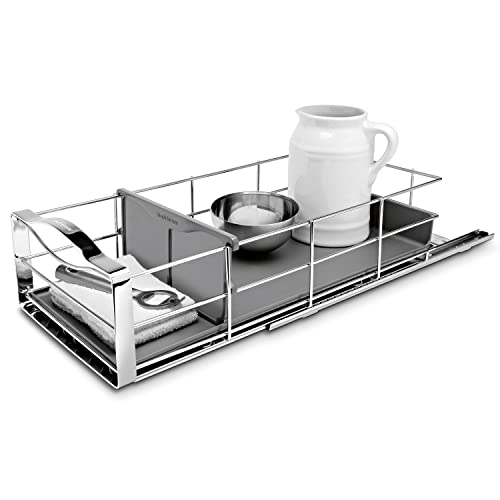 simplehuman-organizer-per-cabinet-a-estrazione-22-8-cm-guida-a-cuscinetti-a-sfer image 8