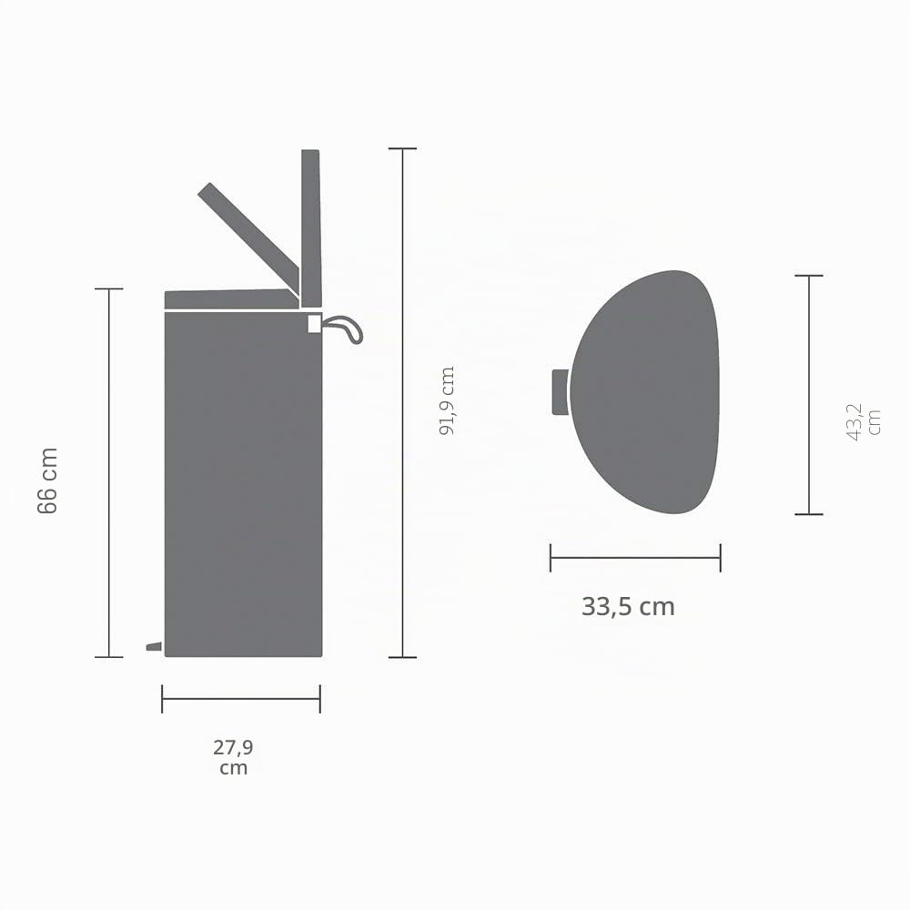 brabantia-touch-bin-new-pattumiera-a-pedale-40l-inox-satinato-anti-impronte-aper image 3