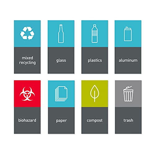 simplehuman-etichetta-magnetica-riciclaggio-mixto-accessorio-differenziata-in-ac image 6