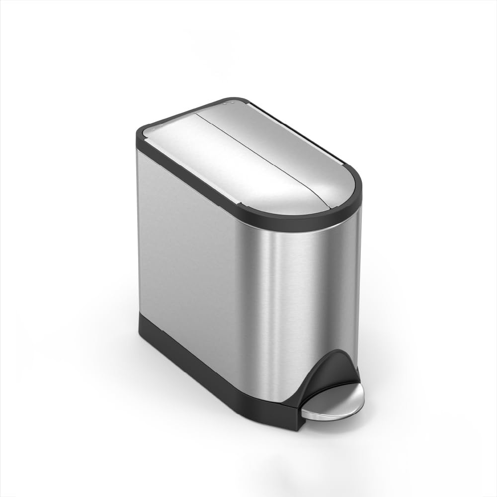 simplehuman-cw2017-cestino-a-farfalla-con-pedale-40l-20-20-raccolta-differenziat image 6