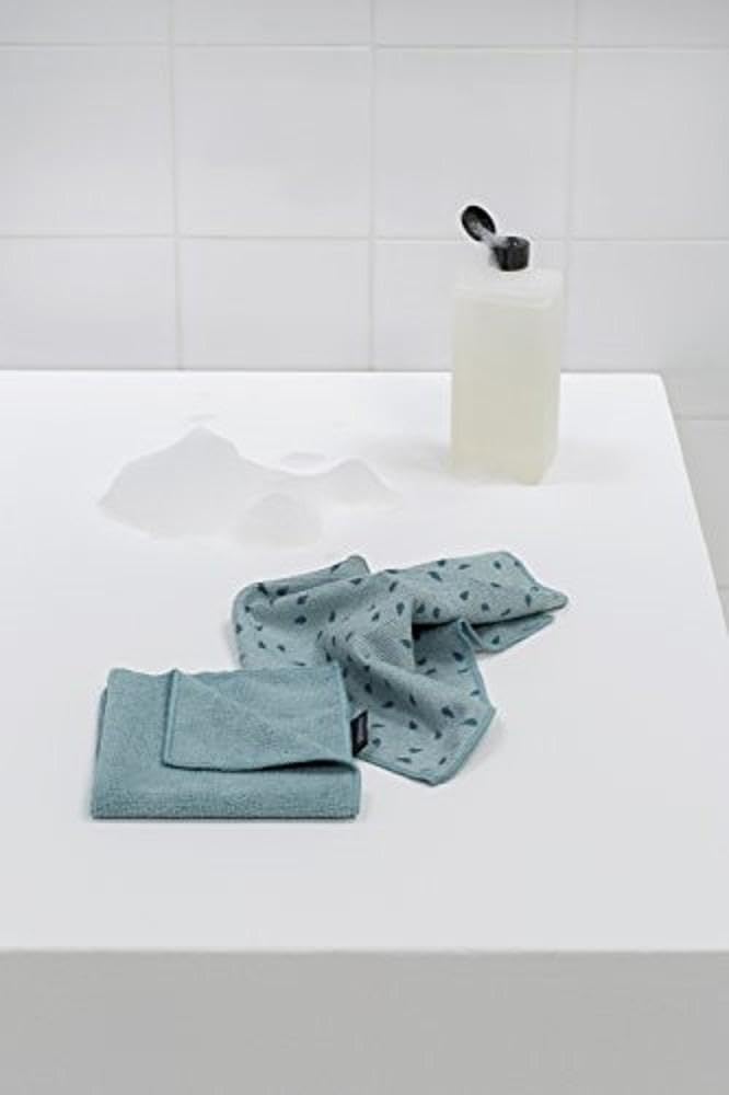 brabantia-sink-side-set-2-panni-pulizia-in-microfibra-dark-grey-assorbenti-e-lav image 4