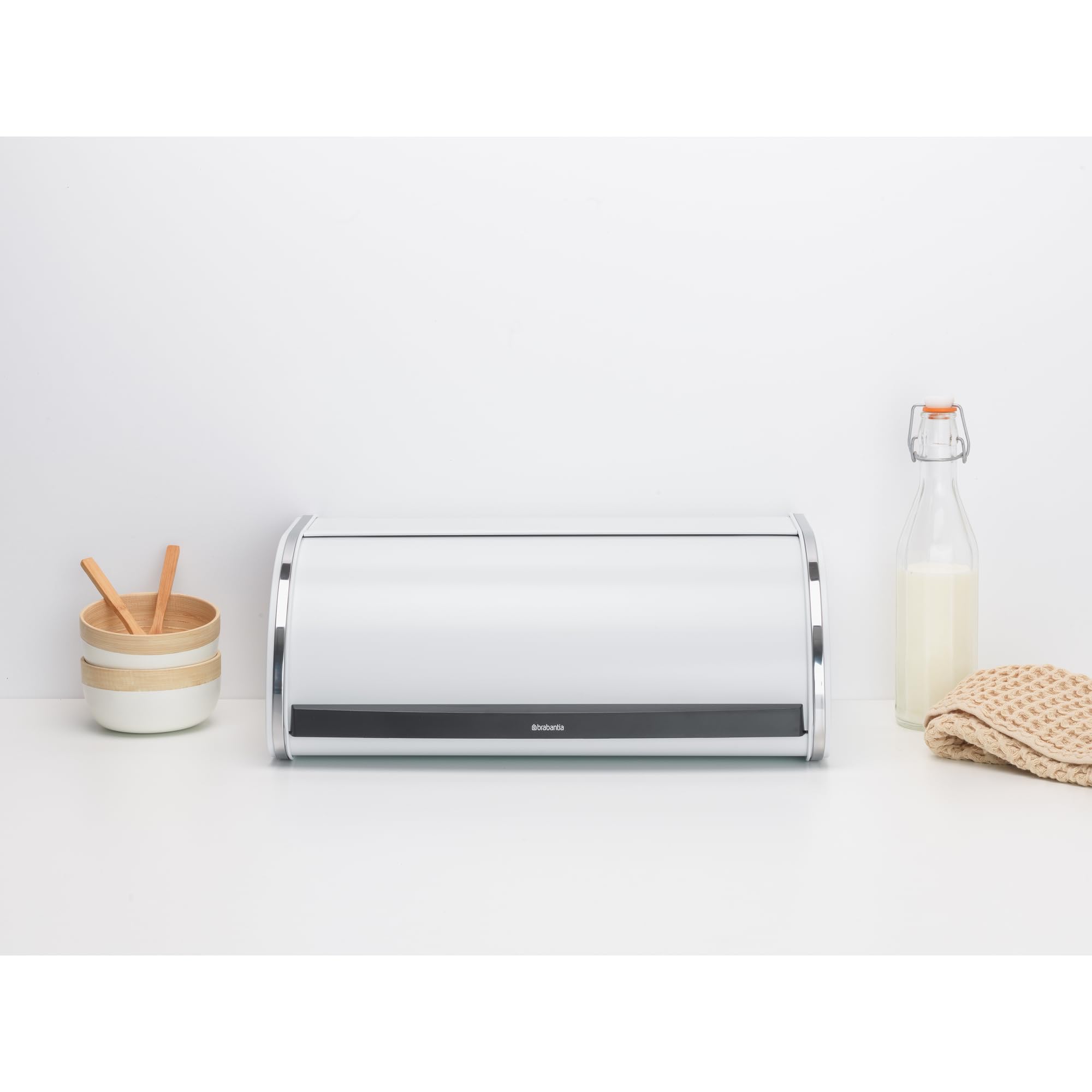 brabantia-roll-top-portapane-a-serranda-bianco-per-2-pagnotte-metallo-salvaspazi image 4