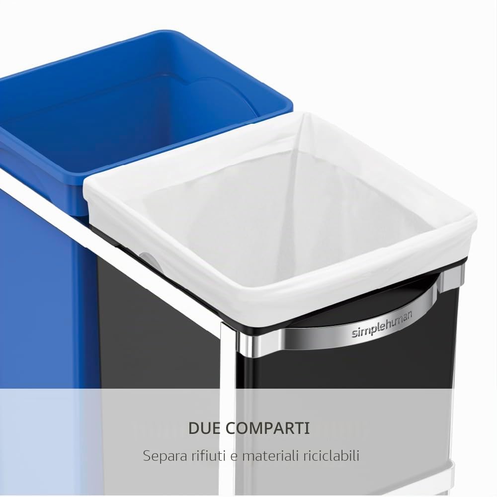 simplehuman-cw1016-cestino-a-scomparsa-sottolavello-per-raccolta-differenziata-e image 4