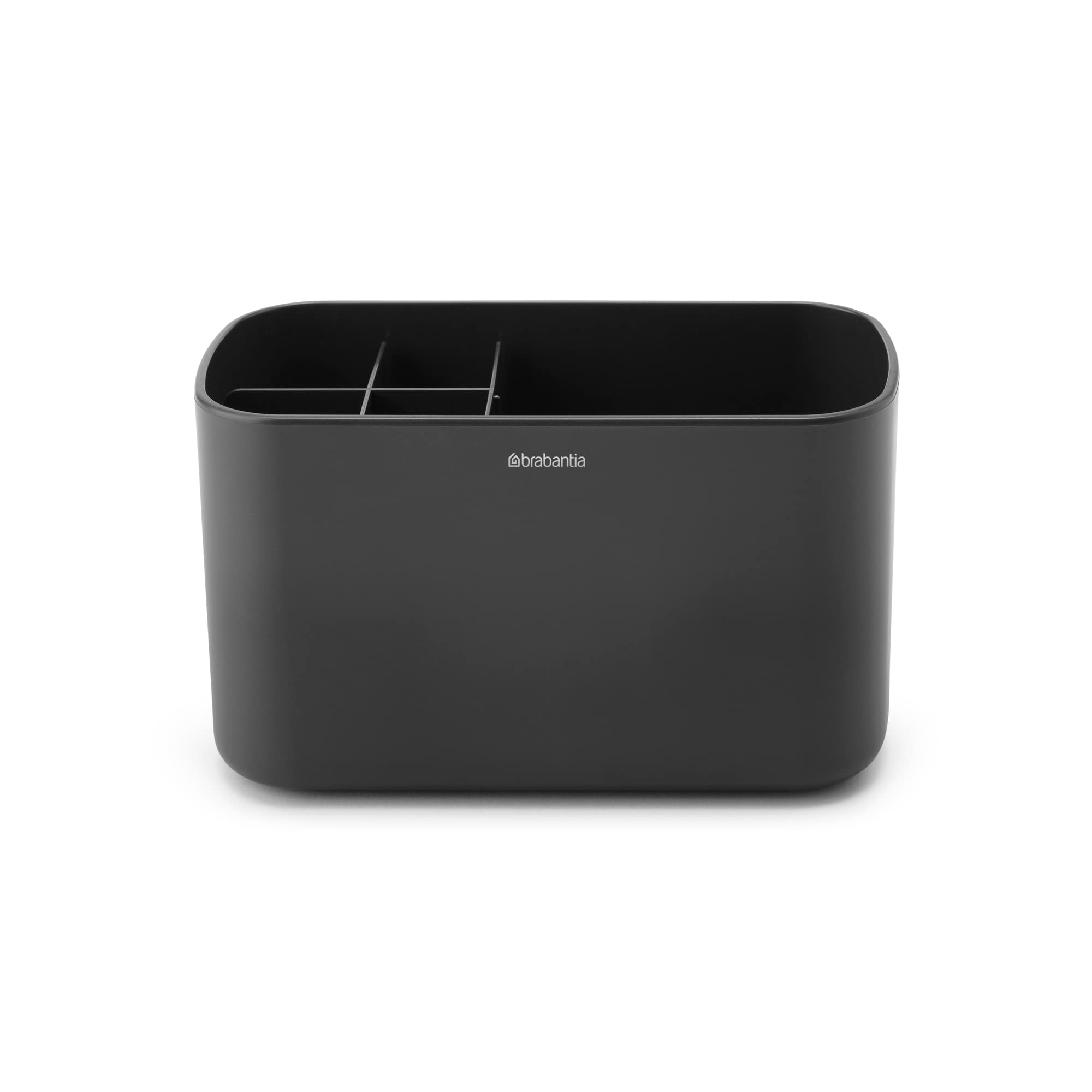 brabantia-contenitore-da-bagno-portaoggetti-con-vassoio-di-drenaggio-grigio-scur image 2