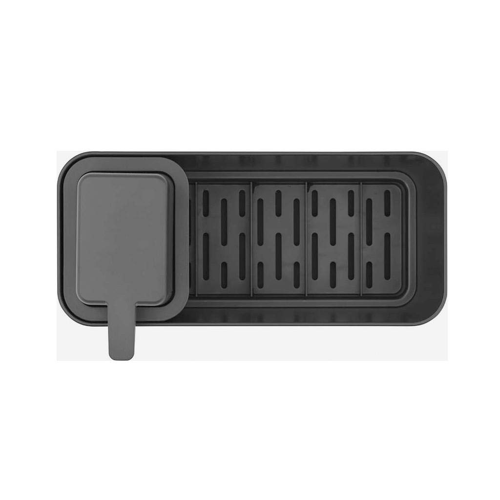 brabantia-set-organizer-per-lavello-con-dispenser-sapone-antigoccia-250-ml-grigi image 2