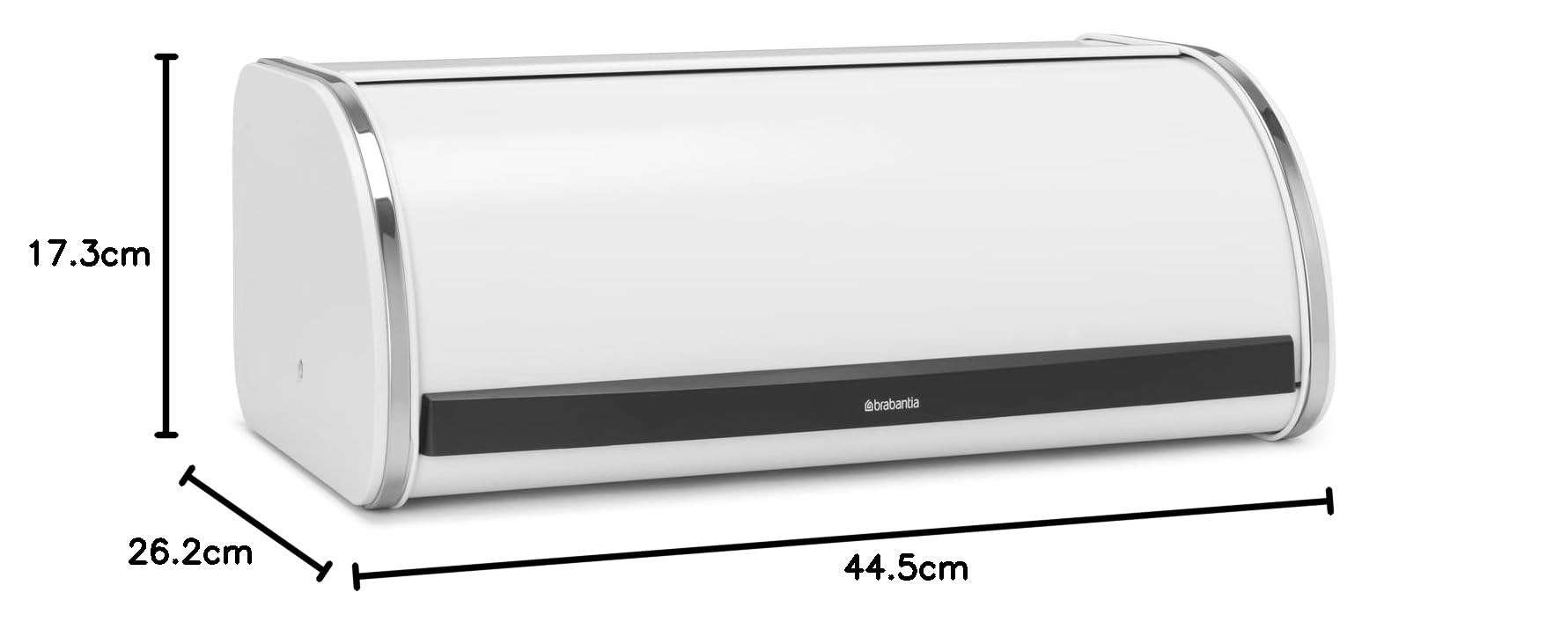 brabantia-roll-top-portapane-a-serranda-bianco-per-2-pagnotte-metallo-salvaspazi image 8