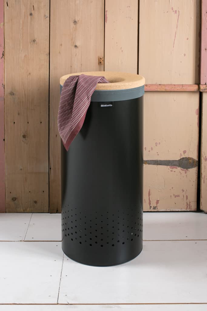 brabantia-cesto-portabiancheria-quick-drop-35-litri-matt-black-sacco-rimovibile- image 5