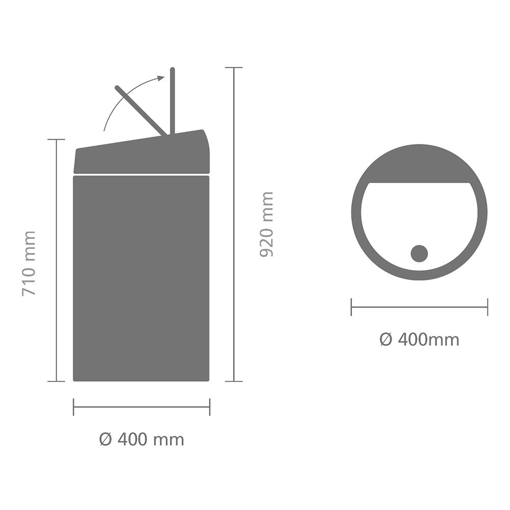 brabantia-touch-bin-pattumiera-da-cucina-60-l-acciaio-coperchio-e-corpo-nero-opa image 3