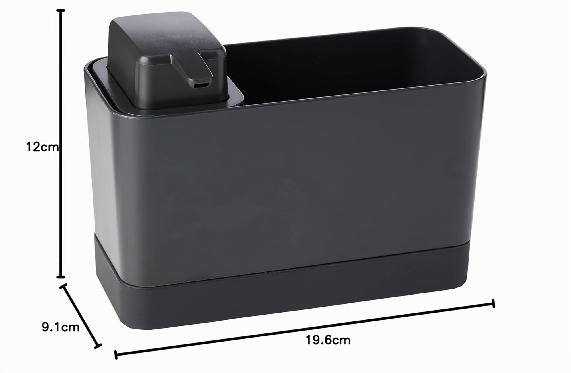 brabantia-set-organizer-per-lavello-con-dispenser-sapone-antigoccia-250-ml-grigi image 5