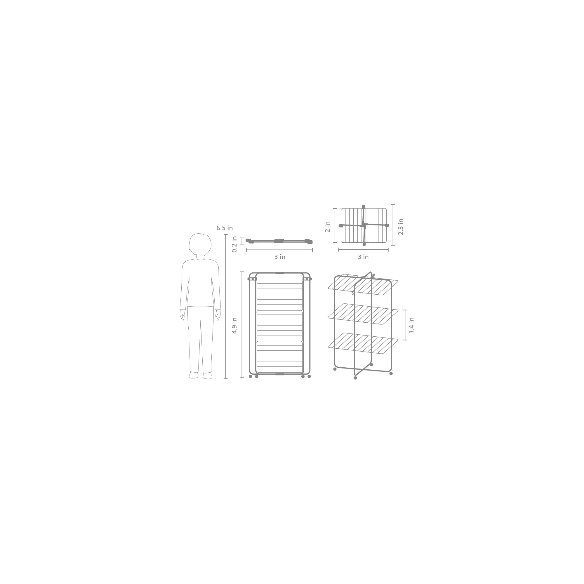 brabantia-hangon-tower-23m-matt-black-stendibiancheria-verticale-salvaspazio-con image 2