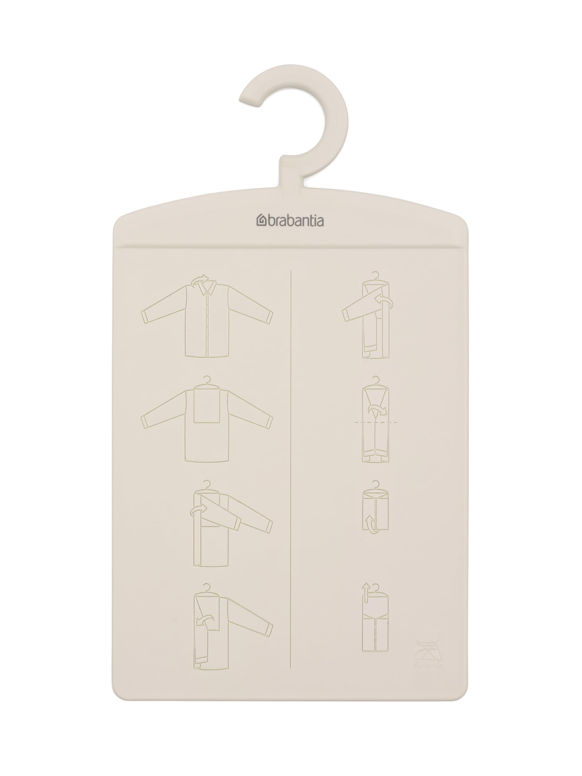 brabantia-piegacamicie-soft-beige-piegatore-camicie-e-magliette-con-gancio-per-a image 2