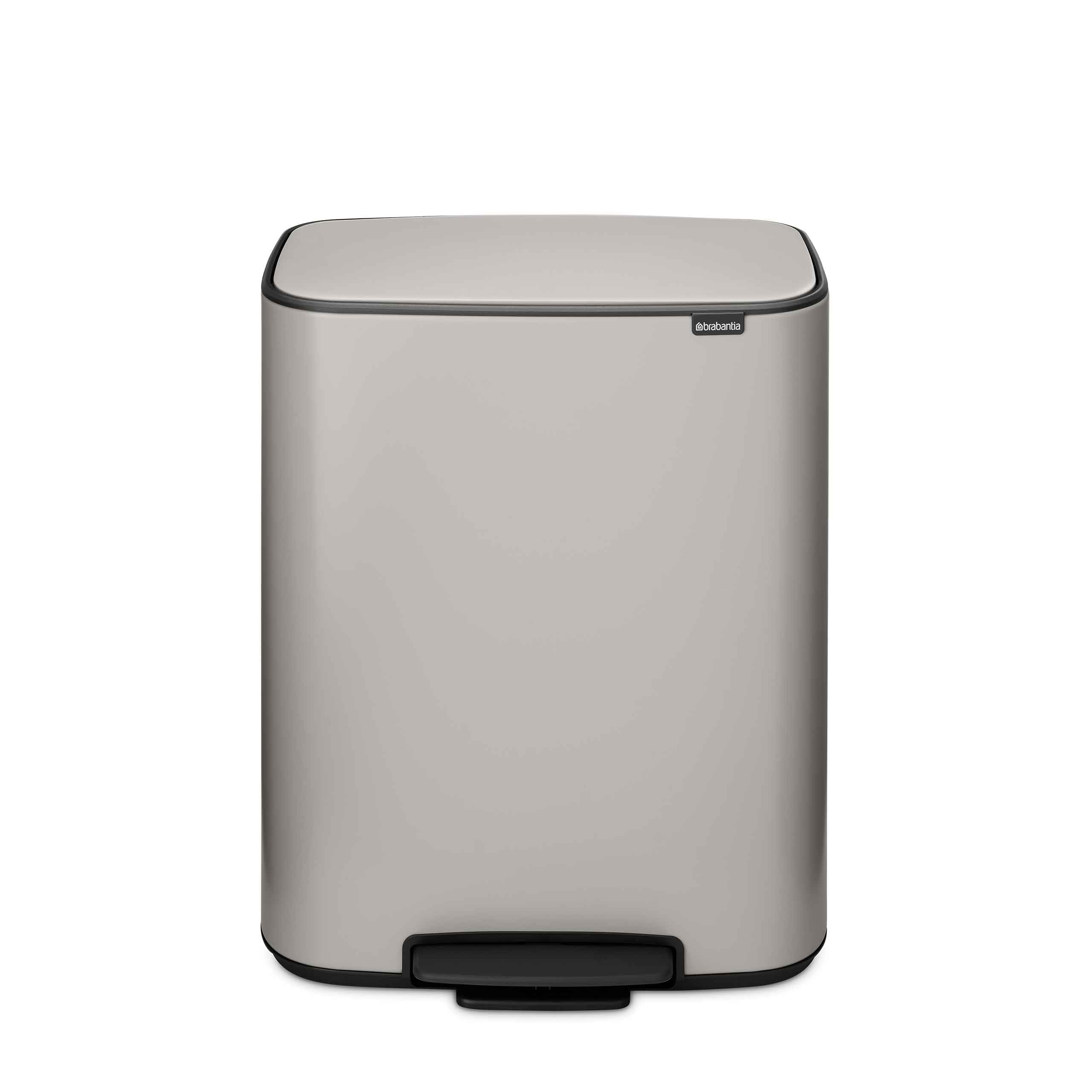 brabantia-pattumiera-bo-a-pedale-2x30-litri-con-due-secchi-rimovibili-e-coperchi image 1