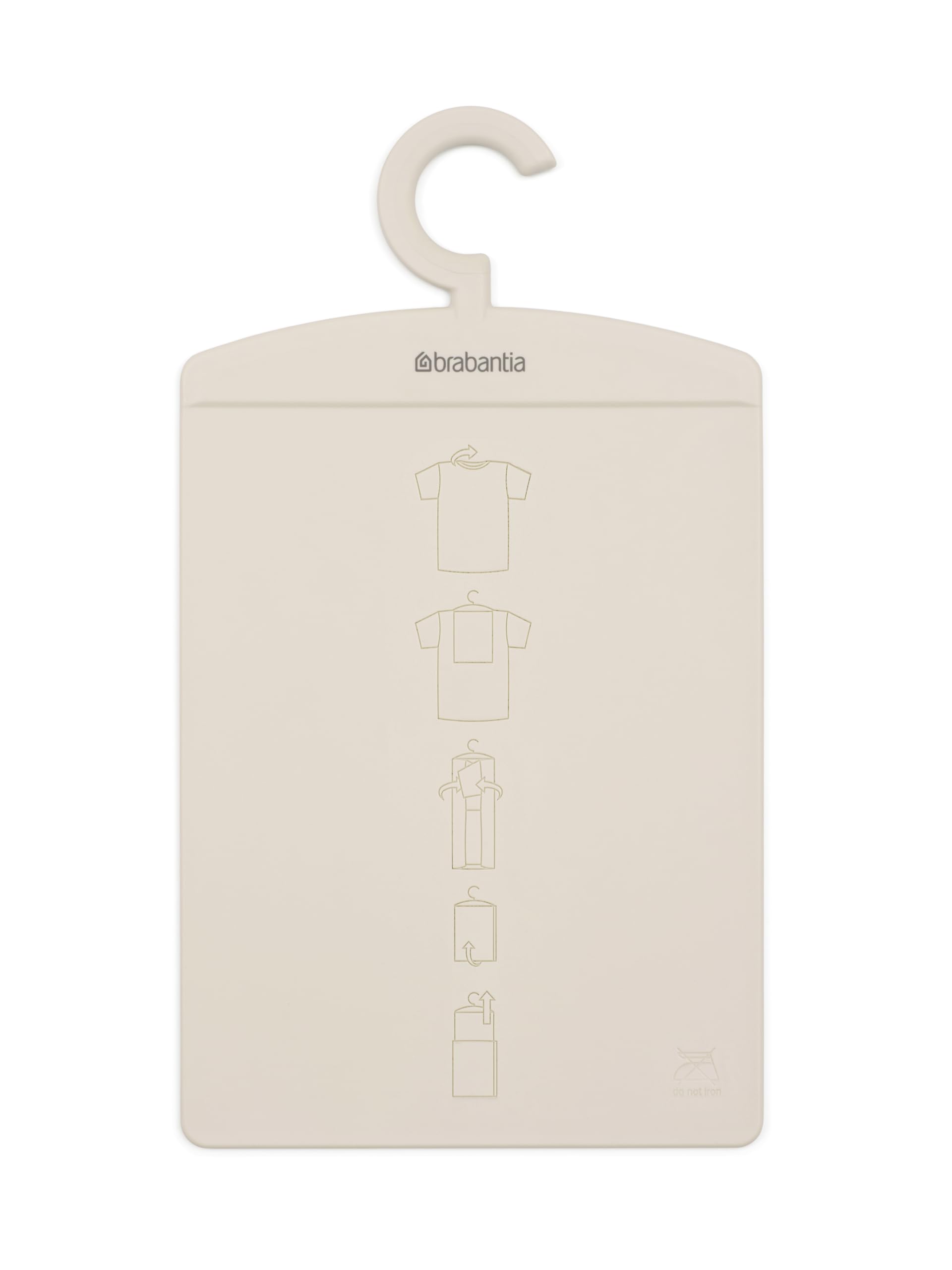 brabantia-piegacamicie-soft-beige-piegatore-camicie-e-magliette-con-gancio-per-a image 1